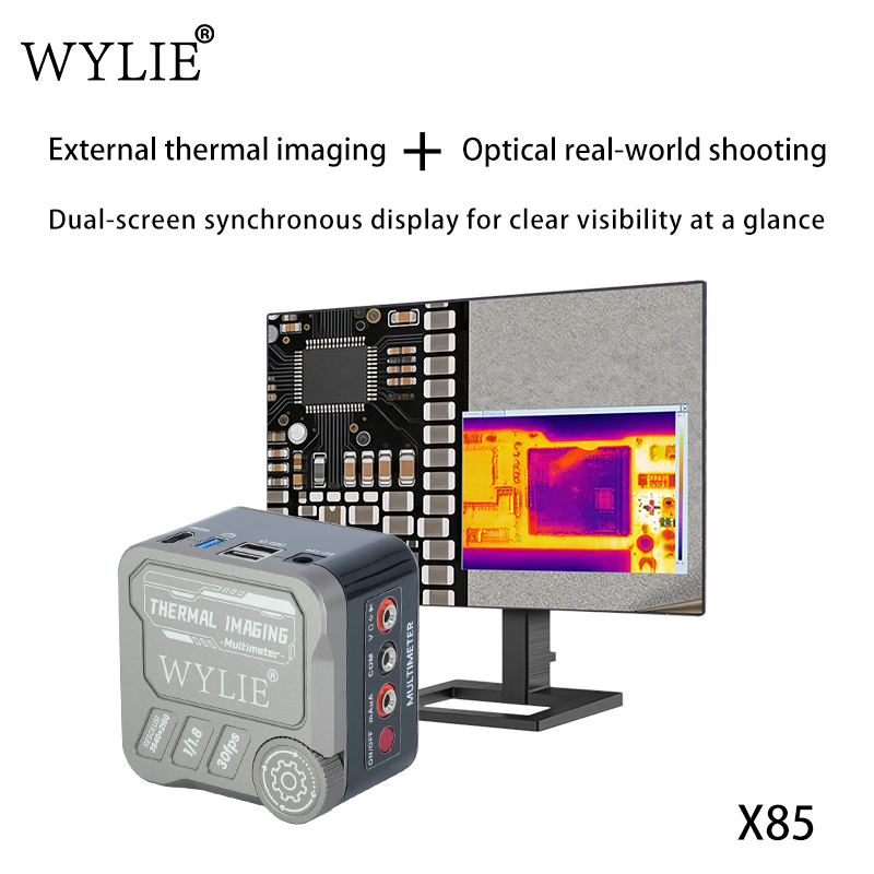 WYLIE X85 4K工業用顕微鏡カメラ、赤外線サーマルイ - 4K Microscope Camera Sony Sensor のレビューと価格