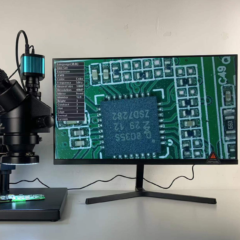 7X-45X 3.5X-90X 三眼ステレオズーム大型テーブ - Trinocular Stereo Microscope 7X-45X のレビューと価格